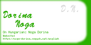 dorina noga business card